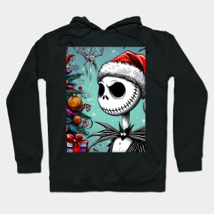 Elevate Your Holidays: Unique Jack Skellington Christmas Art for a Whimsical Celebration! Hoodie